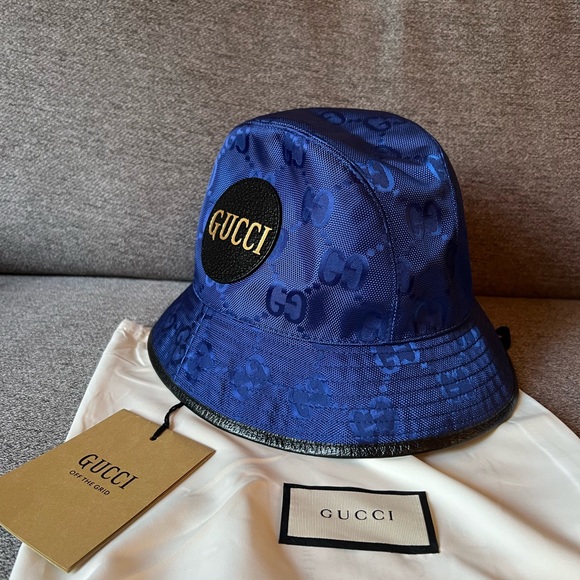 New Gucci GG Off The Grid Gg supreme monogram Bucket Hat size Large main image 6